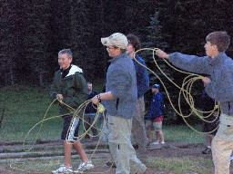 Roping at Beaubien